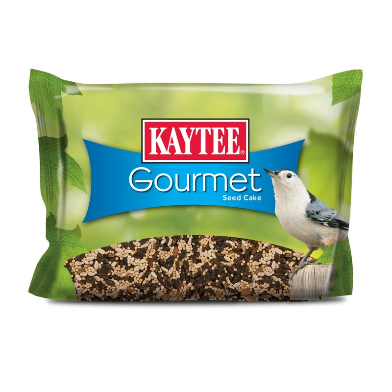 Kaytee Wild Bird Gourmet Seed Cake For Cardinals, Chickadees, Juncos, Titmice, Woodpeckers and More, 2 Pounds - Image 1